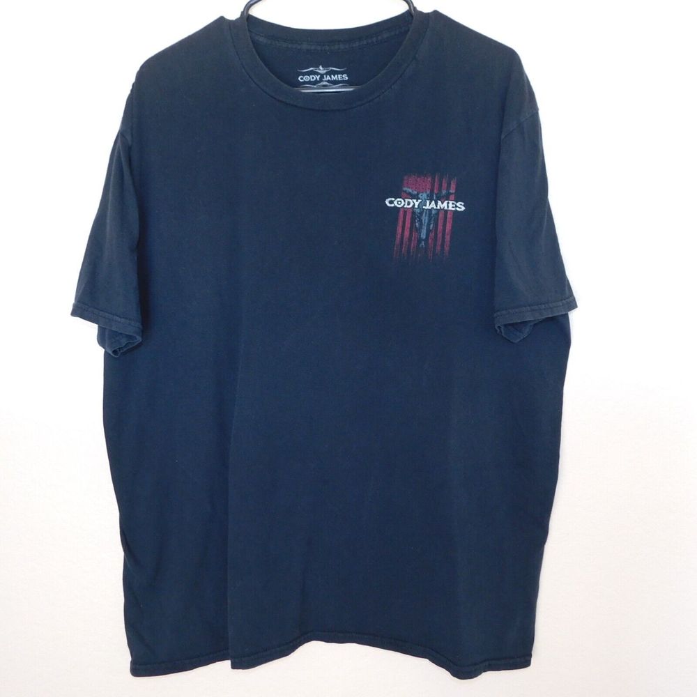 Cody James Tee Shirt Adult XL Faded Black Graphic Logo Casual Short Sleeve